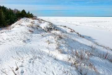 morze bałtyckie zimą