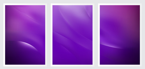 Fototapeta premium Set of abstract creative vector background design