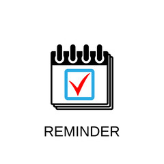Reminder icon. Reminder symbol design. Stock - Vector illustration can be used for web.