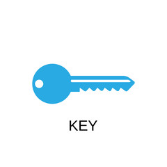 Key icon. Key symbol design. Stock - Vector illustration can be used for web.