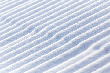 Fototapeta na wymiar White snow on the roof of the house as an abstract background