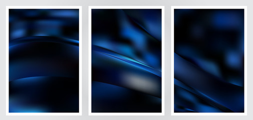 Fototapeta premium Set of abstract creative vector background design