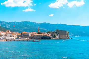 Fototapeta premium Old Town Budva Coastline