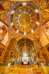Fototapeta na wymiar Wonderful interior view of the Bedkhem Church in Isfahan, Iran