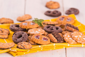 Shortcrust pastry biscuits.