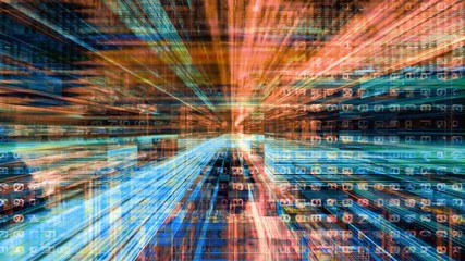 Video Background 2458: Futuristic technology digital light abstraction (Loop). - Powered by Adobe