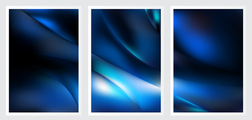 Fototapeta premium Set of abstract creative vector background design