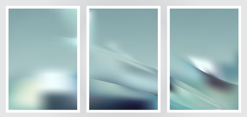 Fototapeta premium Set of abstract creative vector background design