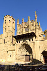 Catheral of transfiguration of Huesca, Aragon, Spain