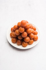 Traditional Home made Gulab Jamun sweets from India