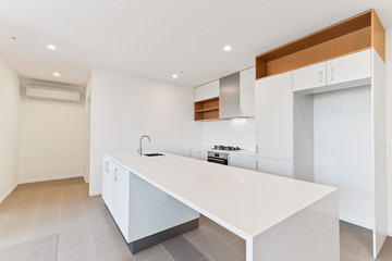 Empty and unfurnished brand new apartment