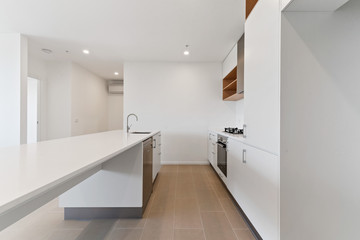 Empty and unfurnished brand new apartment