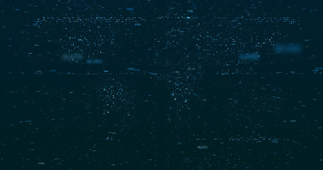 Abstract grid shape background. 3D rendering