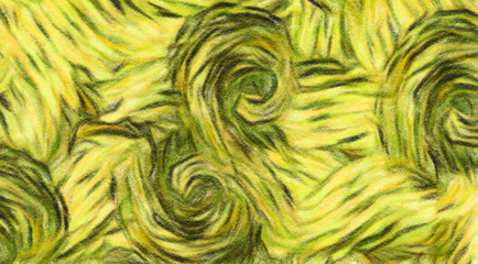 Abstract oil painting texture background. Wall art. Stock. Impressionism and expressionism mixed media style. Colored backdrop. Chaotic strokes and splashes. Hand drawn abstraction. Watercolor element