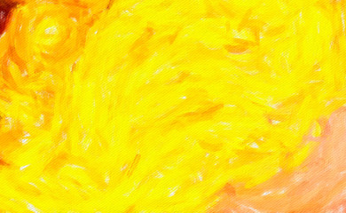 Abstract oil painting texture background. Wall art. Stock. Impressionism and expressionism mixed media style. Colored backdrop. Chaotic strokes and splashes. Hand drawn abstraction. Watercolor element