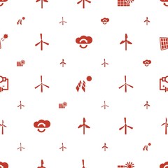 renewable icons pattern seamless white background