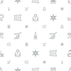 long icons pattern seamless white background