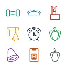 9 bell icons