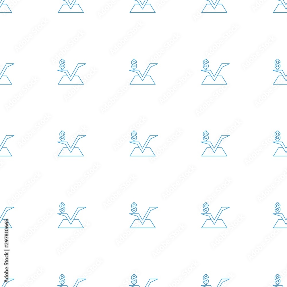 Poster mathematical square icon pattern seamless white background