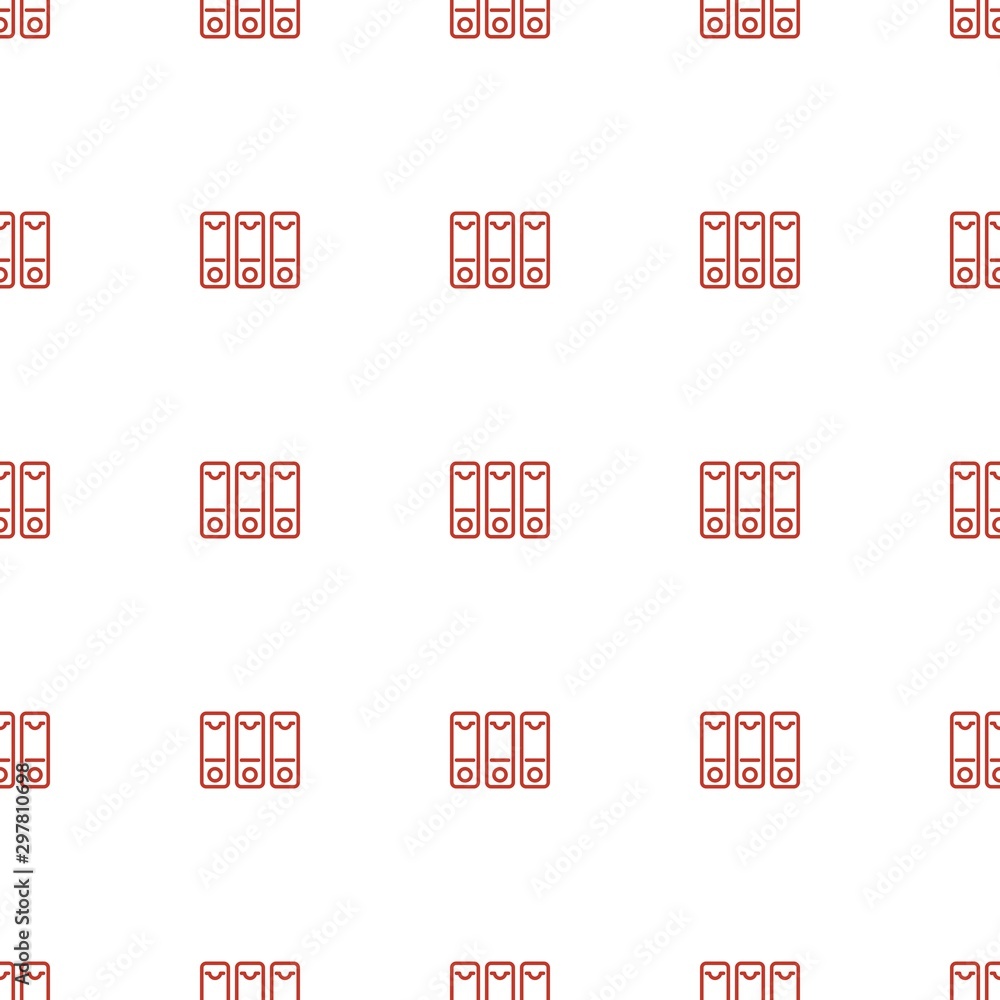 Poster binder icon pattern seamless white background