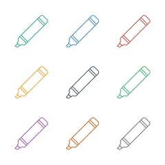 highlighter icon white background