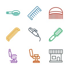 9 comb icons