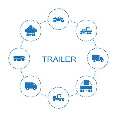 8 trailer icons