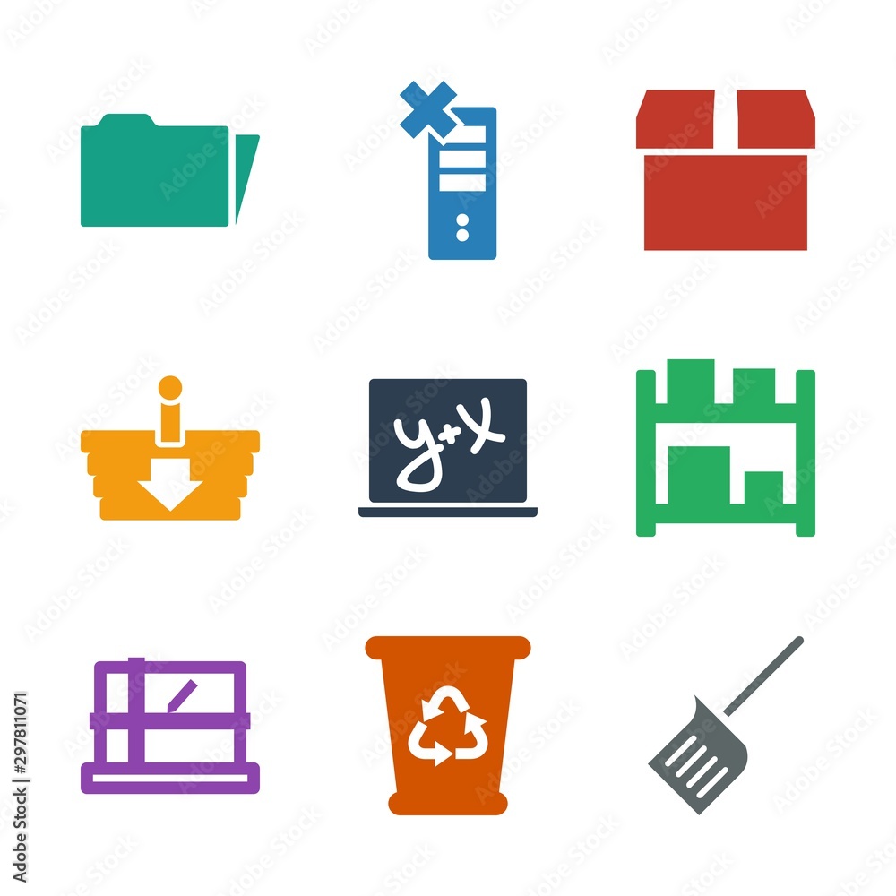 Sticker 9 empty icons