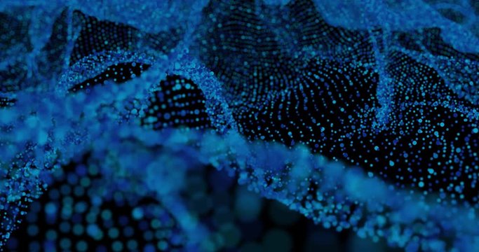 Abstract grid shape 3D video