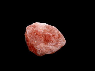 Himalayan pink rock salt .Healthy food ingredient full of minerals.