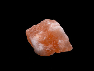 Himalayan pink rock salt .Healthy food ingredient full of minerals.