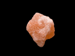 Himalayan pink rock salt .Healthy food ingredient full of minerals.