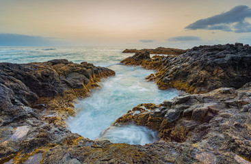 Seascapes on the north of Tenerife.