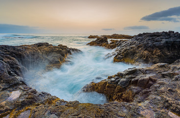 Seascapes on the north of Tenerife.