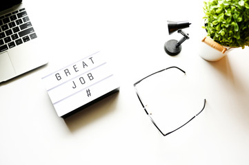 GREAT JOB Business Concept ,minimal style