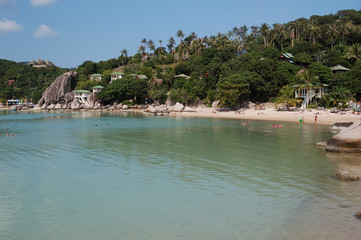 The calm Taa Toh Lagoon at Koh Tao, Thailand