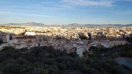Fototapeta premium aerial view of city