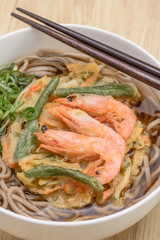海老のかき揚げ蕎麦