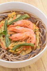 海老のかき揚げ蕎麦