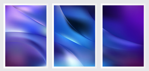 Fototapeta premium Set of abstract creative vector background design