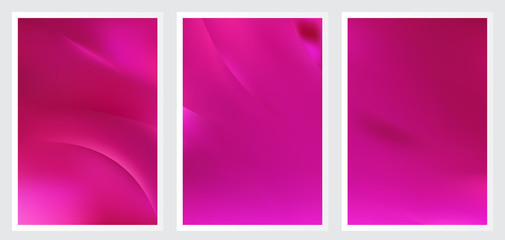 Set of abstract creative vector background design