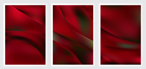 Fototapeta premium Set of abstract creative vector background design