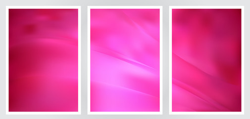 Set of abstract creative vector background design