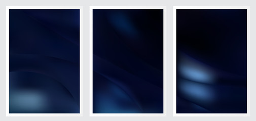 Set of abstract creative vector background design