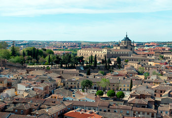 Medieval city of Toledo in the center of Spain in a sunny day.