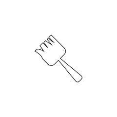Paint brush icon. Art design symbol.