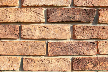 Brick texture large on the wall