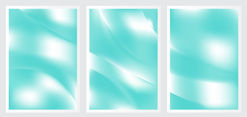 Naklejka premium Set of abstract creative vector background design