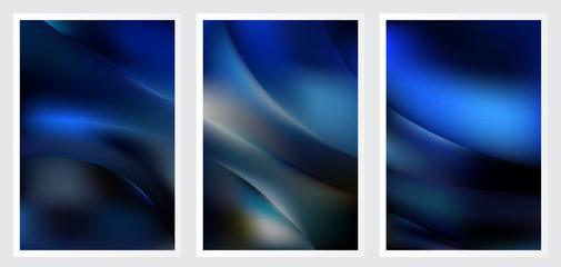 Fototapeta premium Set of abstract creative vector background design