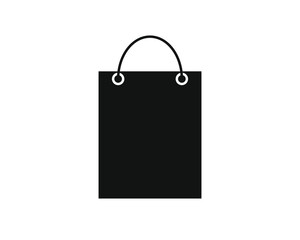 simple vector icon with shopping bags shape